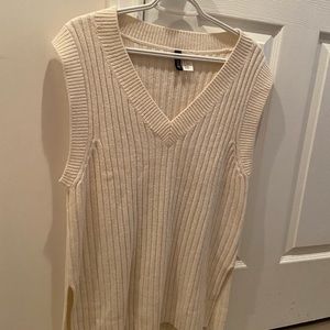 Cream Sweater Vest